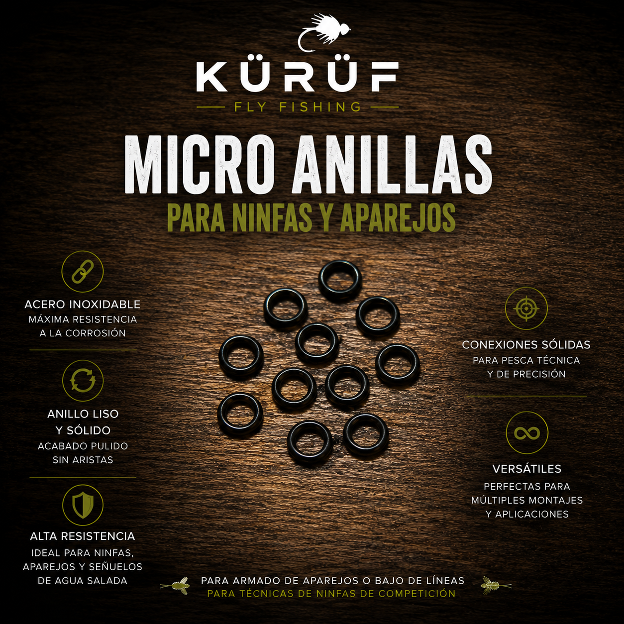 Micro Anillas KÜRÜF | Tippet Rings Premium