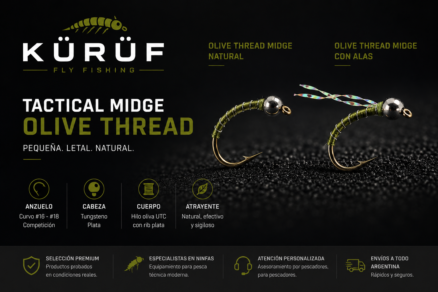 Midge Olive Thread