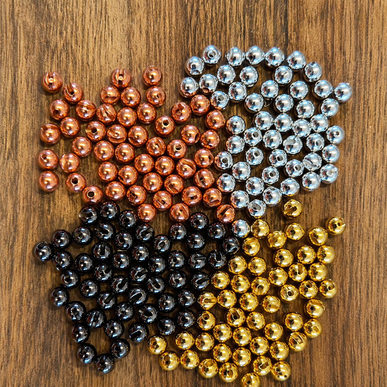 Tungsteno Ranurados de KÜRÜF | Slotted Beads para Ninfas y Euro Nymphing